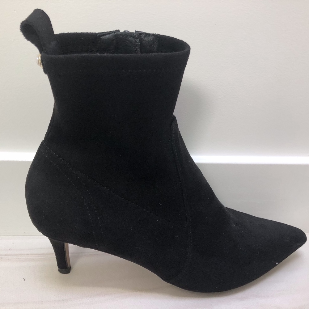 Black Suede Booties